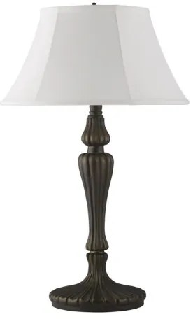 Searchlight EU46091WH - Lampada da tavolo AMY 1xE27/60W/230V