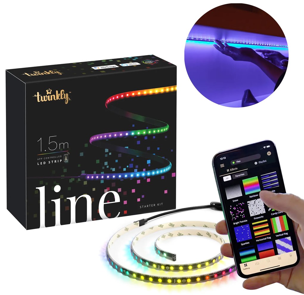 Luci di Natale 1,5 metri LED Line Twinkly