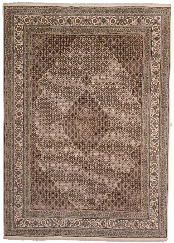 Tabriz Tappeto 300 x 430 (Indian) Annodato A Mano