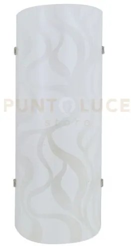 Applique a parete led jasmine bianca led 11w 1210lm 4000k 10x10x26c...