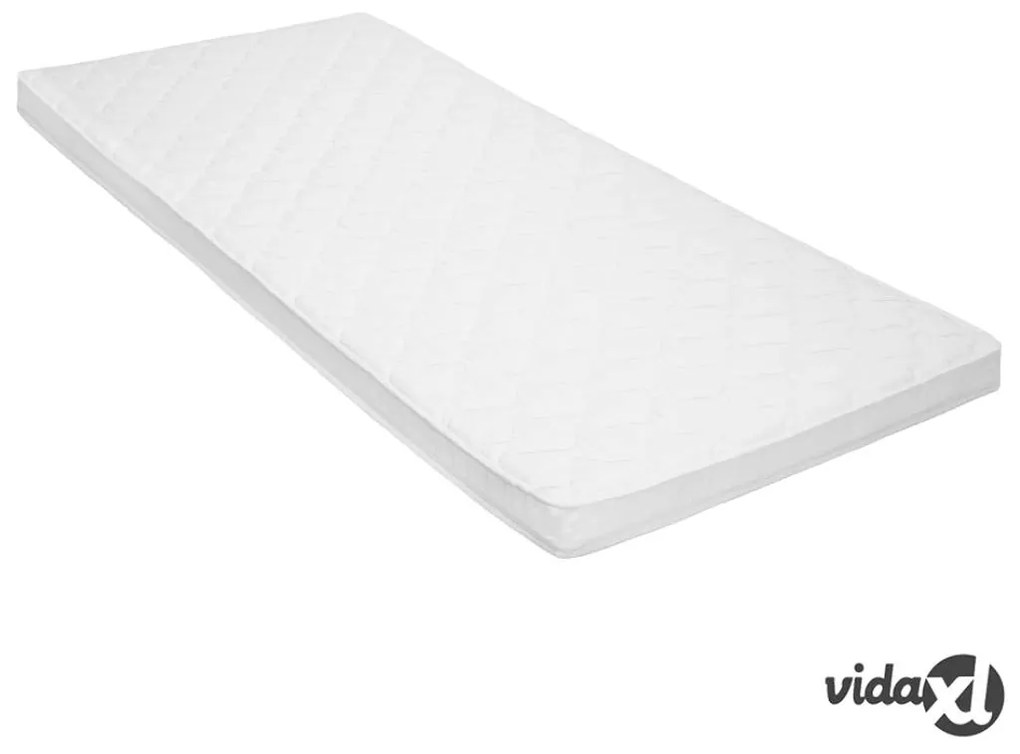 vidaXL Coprimaterasso 90x200cm Schiuma a Freddo Superficie a Onde 7 cm