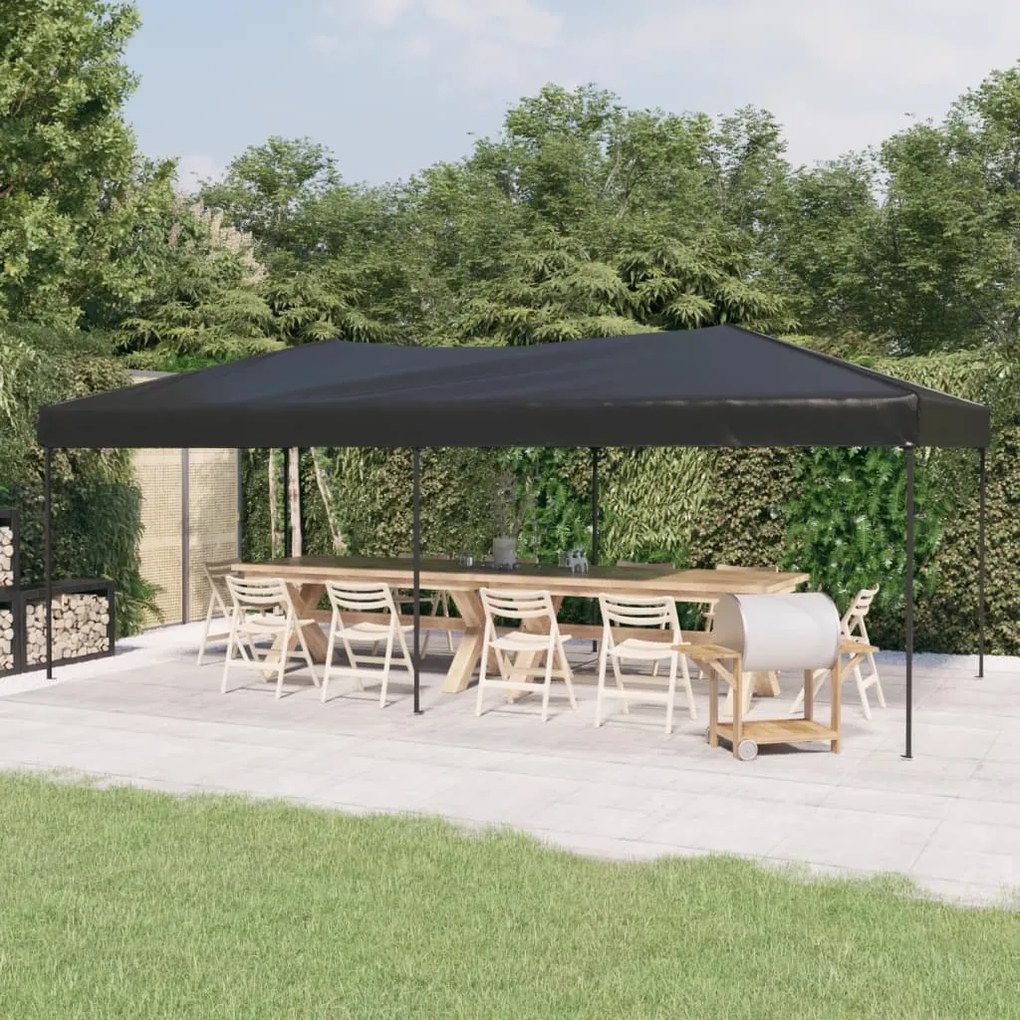 Tenda Per Feste Pieghevole Antracite 3x6 M /