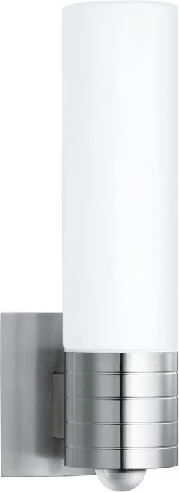 Applique LED moderno da esterno L260 grigio IP44 con sensore di movimento, luce bianco caldo 700 lumen, STEINEL