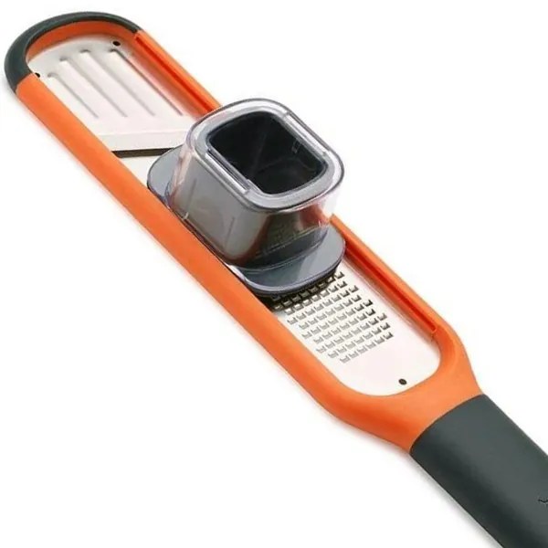Trade Shop - Affettatrice Manuale Affetta Taglia Verdure Grattugia Julienne Regolabile 2 In 1