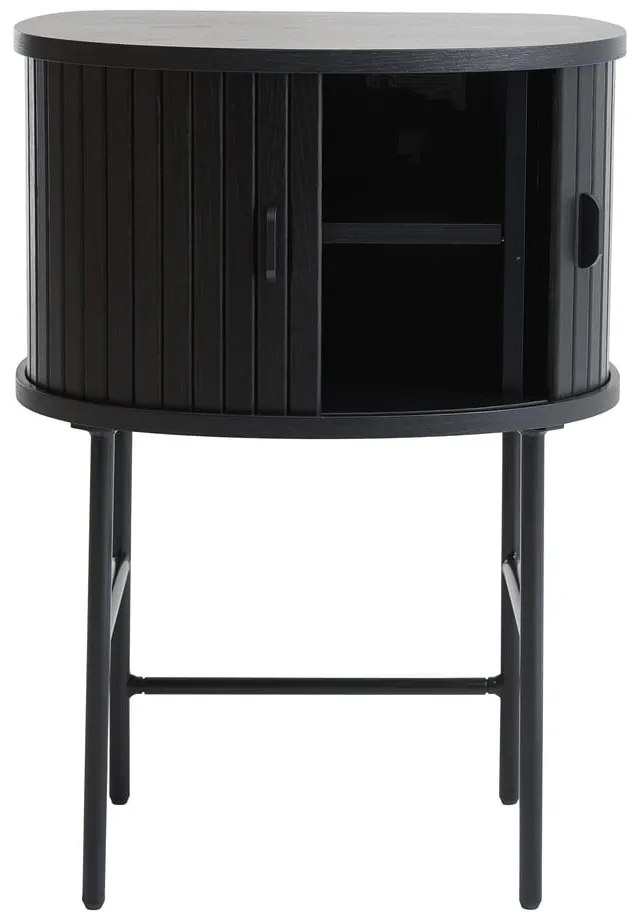 Comodino nero Nola – Unique Furniture