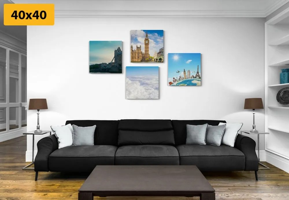 Set di quadri – Viaggio a Londra