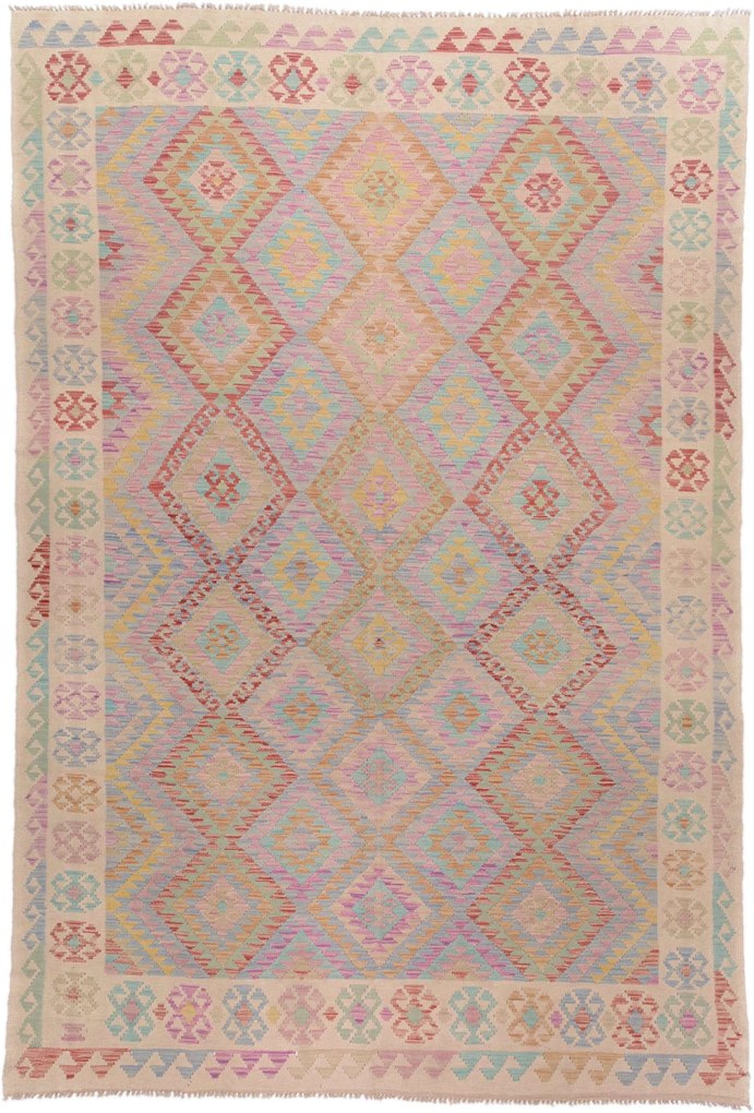 Kilim Tappeto 290 x 200 (Afghanistan) Tessuto A Mano