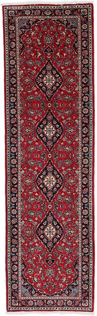 Kashan Tappeto 280 x 80 (Iran) Annodato A Mano