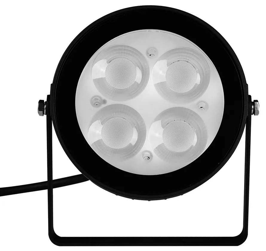 Faro RGB+CCT 25W, IP66, SMART e da Telecomando, Con doppia base Colore RGB+CCT