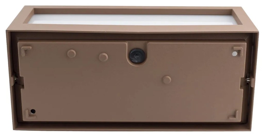 Applique Flute Design - E27 Mattone (Ruggine - Corten)