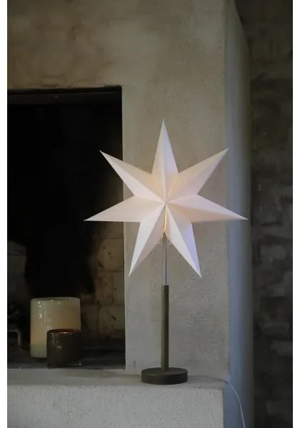 Markslöjd 706214- Decorazione natalizia. SPERANZA 1xE14/6W/230V Ø 45 cm pino/crema.