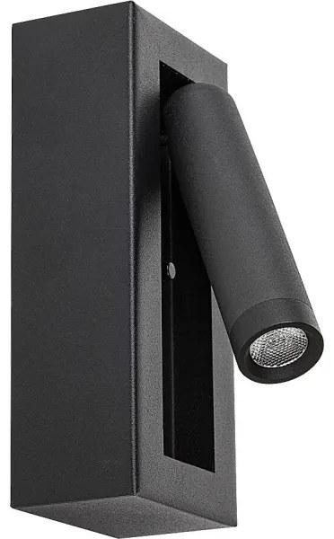 Rabalux 71285 - Luce Spot da parete a LED GELLO LED/4W/230V nero