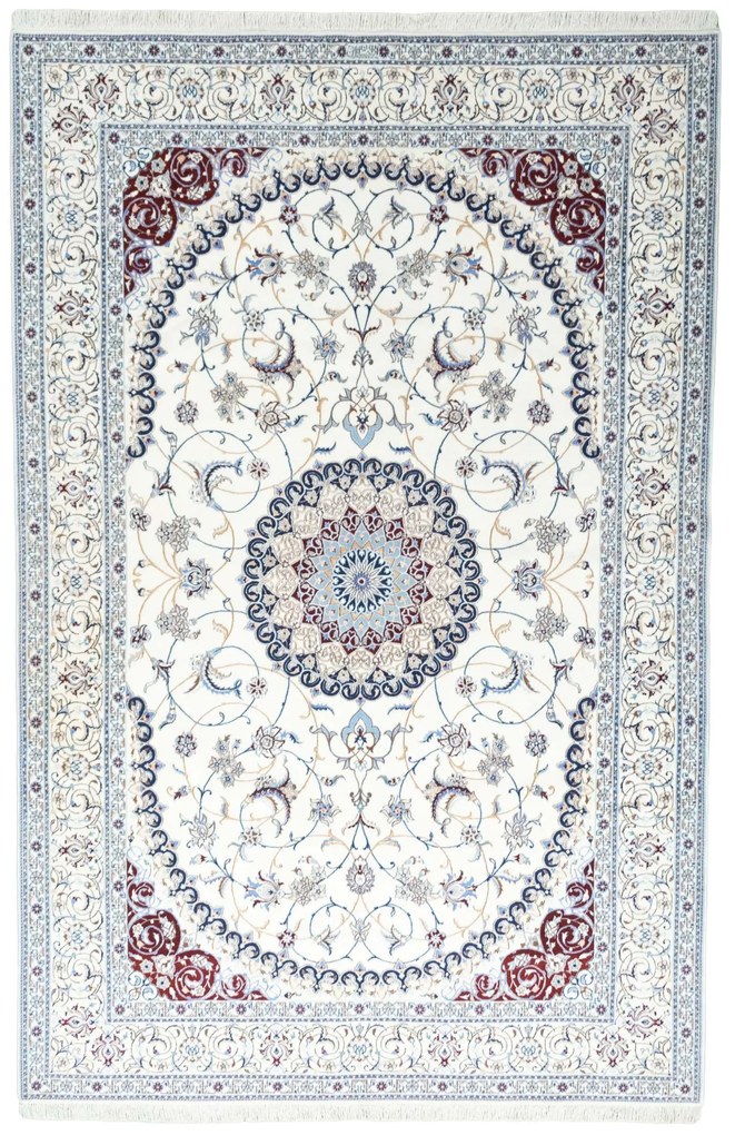 Nain Tappeto persiano 210 x 310 Beige (Iran) Annodato A Mano