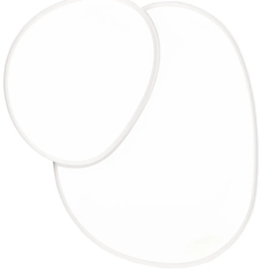 Plafoniera LED bianca 63,5x77 cm Rise - Trio