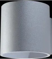 Lampada da parete grigia Roda - Sollux