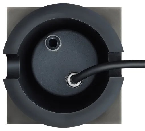 Lampada segnapasso da esterno LUKKA CONNECT 1xGU10/4W/230V IP67 cromo opaco quadrato