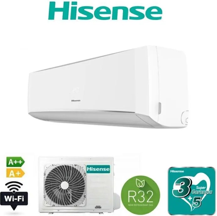 Condizionatore Hisense 9000BTU WiFi Classe A++