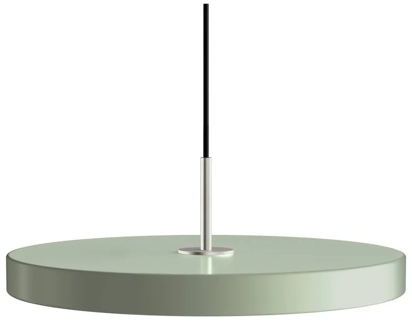 Lampada a sospensione LED verde chiaro con paralume in metallo ø 43 cm Asteria Medium - UMAGE