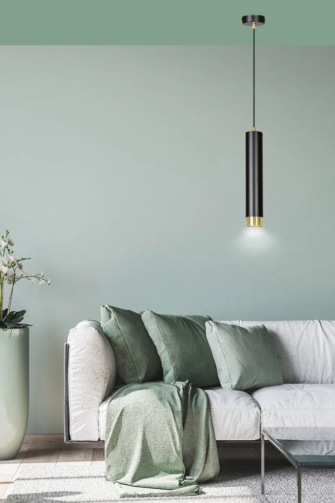 Lampada a Sospensione in Acciaio KIBO 1 GU10