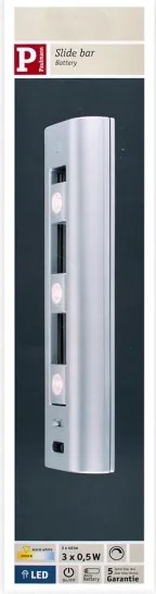 Paulmann 70640 - 3xLED/0,5W Luce sottopensile dimmerabile SLIDE 6xAA