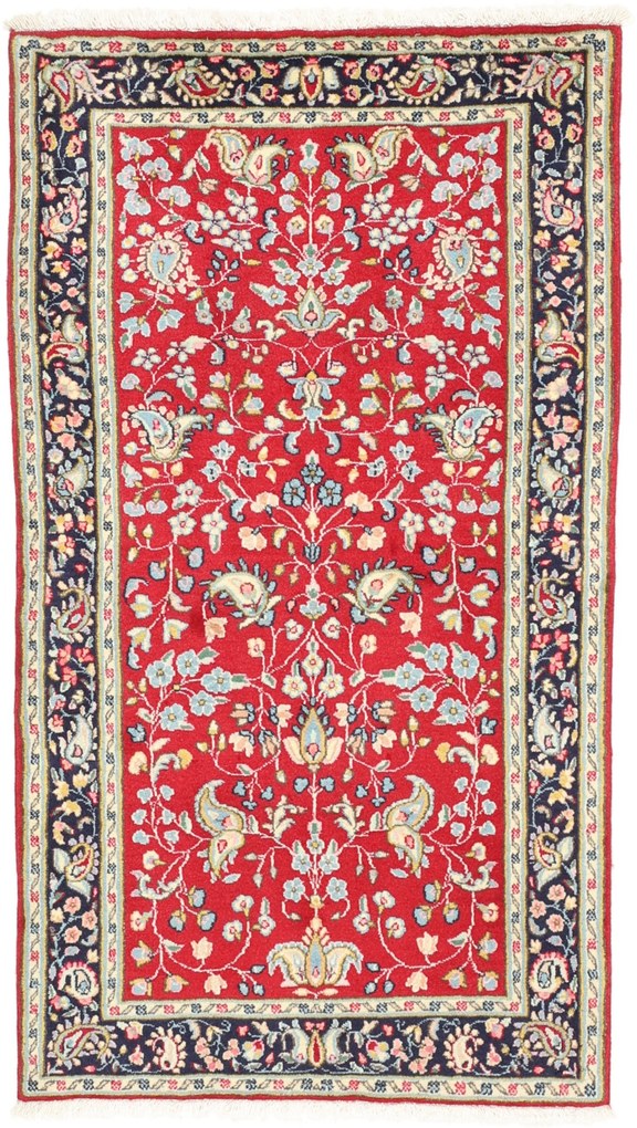 Kerman Tappeto persiano 130x80 (Iran) Annodato A Mano
