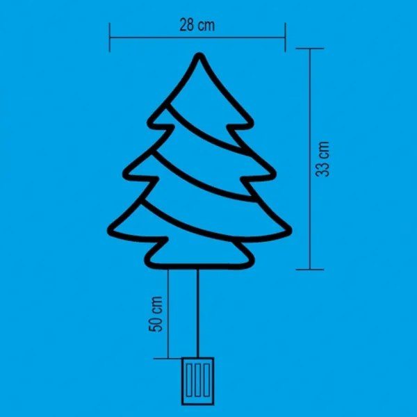 LED Decorazione per finestre 35xLED/3xAA bianco caldo