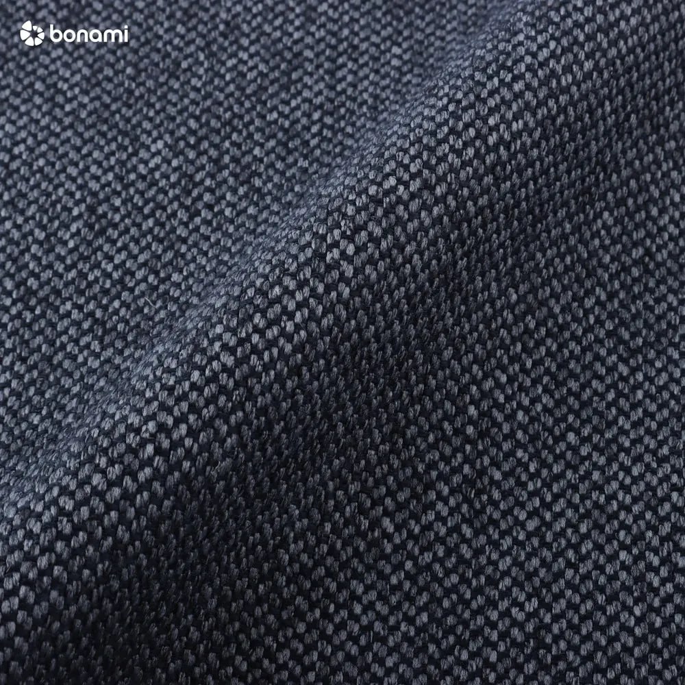 Letto matrimoniale imbottito blu scuro con contenitore e rete inclusi 140x200 cm Arendal - Cosmopolitan Design