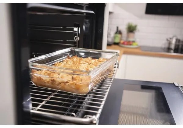 Tefal - Contenitore per alimenti 1,1 l MSEAL GLASS rosso/vetro