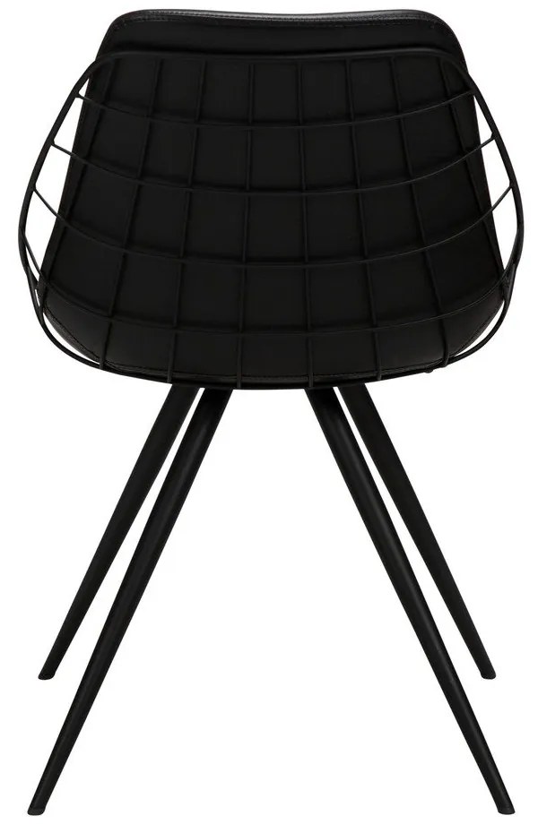 Sedia da pranzo in similpelle nera Sway - DAN-FORM Denmark