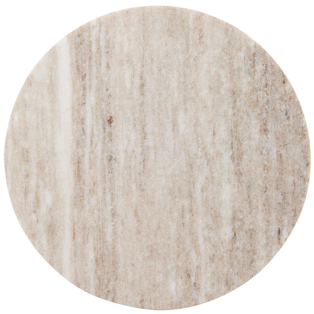 Alzata per torta marmo beige MOSCHATO  Beliani