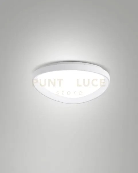 Quirk plafoniera led bianca d.42cm a led cct 2700k - 3200k - 4000k...