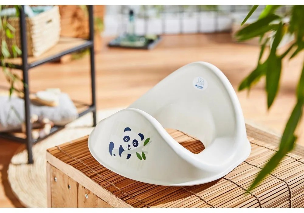 Sedile del water per bambini bianco PANDA - Rotho