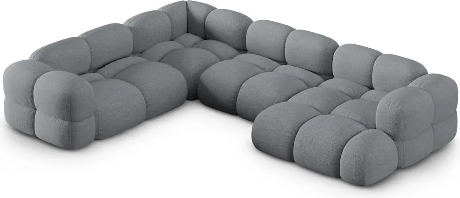 Divano angolare grigio (con penisola a sinistra/a U) Loretto – Cosmopolitan Design