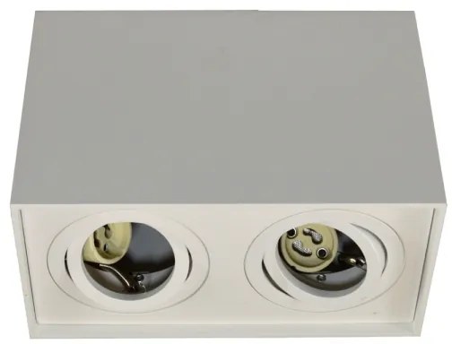 Faretto SIROCO 2xGU10/30W/230V bianco