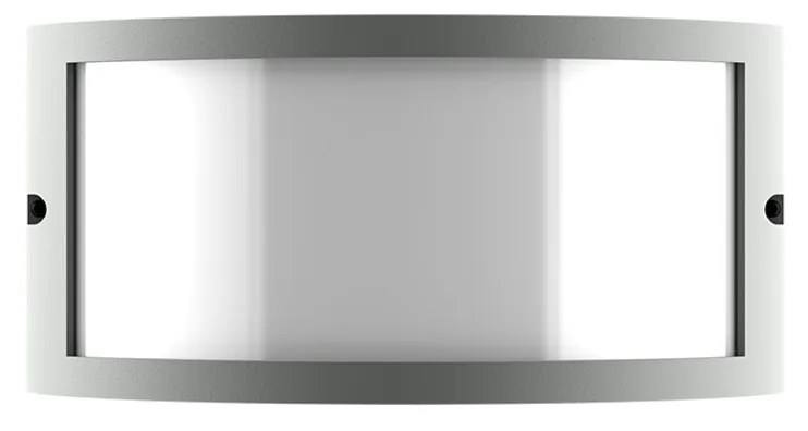 Applique Moon Design E27 Curva per Esterni IP65 - Grigia