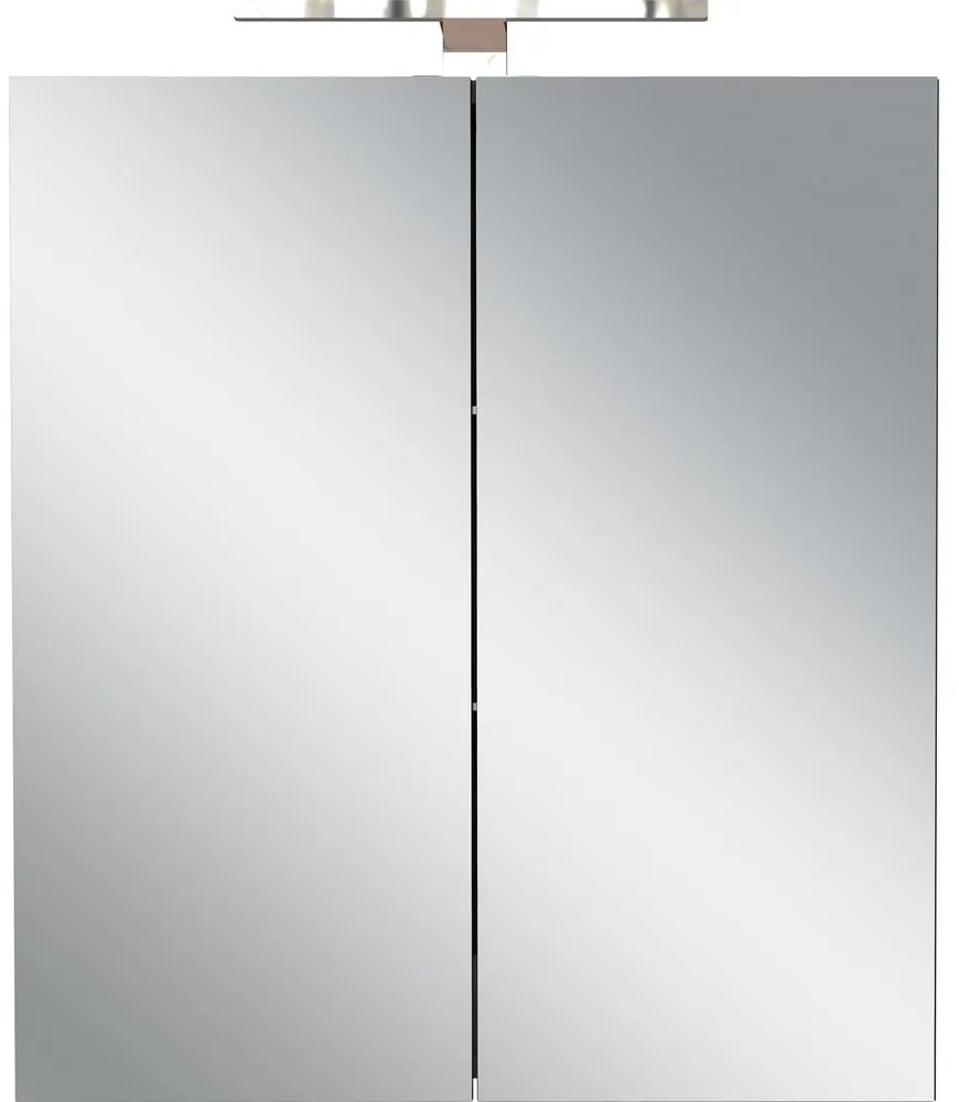 Mobile per bagno color antracite da appendere e con specchio 60x71 cm Arcena – Germania