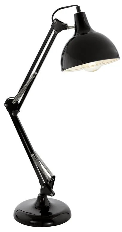 Lampada da scrivania industriale flessibile Borgillio E27 EGLO