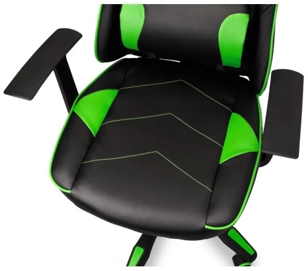 CONNECT IT CGC-0700-GR - Sedia gaming LeMans Pro nero/verde