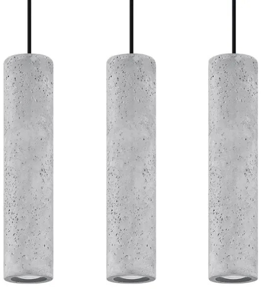 Lampadario a sospensione con filo LUVO 3xGU10/40W/230V