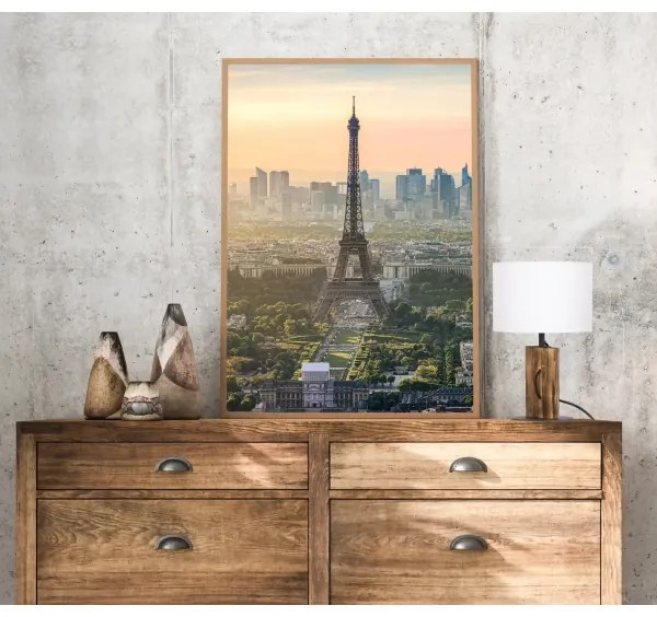 Lampada da tavolo PINUS 1xE27/40W/230V bianco/legno