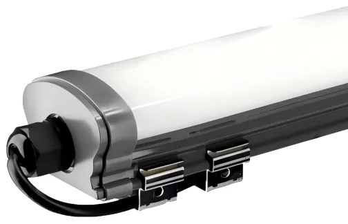 Lampada LED sottopensile LED/60W/230V 6000K 120 cm IP65 nero