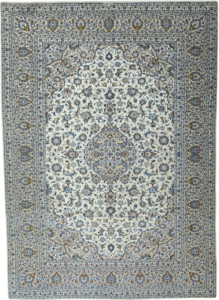 Kashan Tappeto persiano 240x340 Beige (Iran) Annodato A Mano