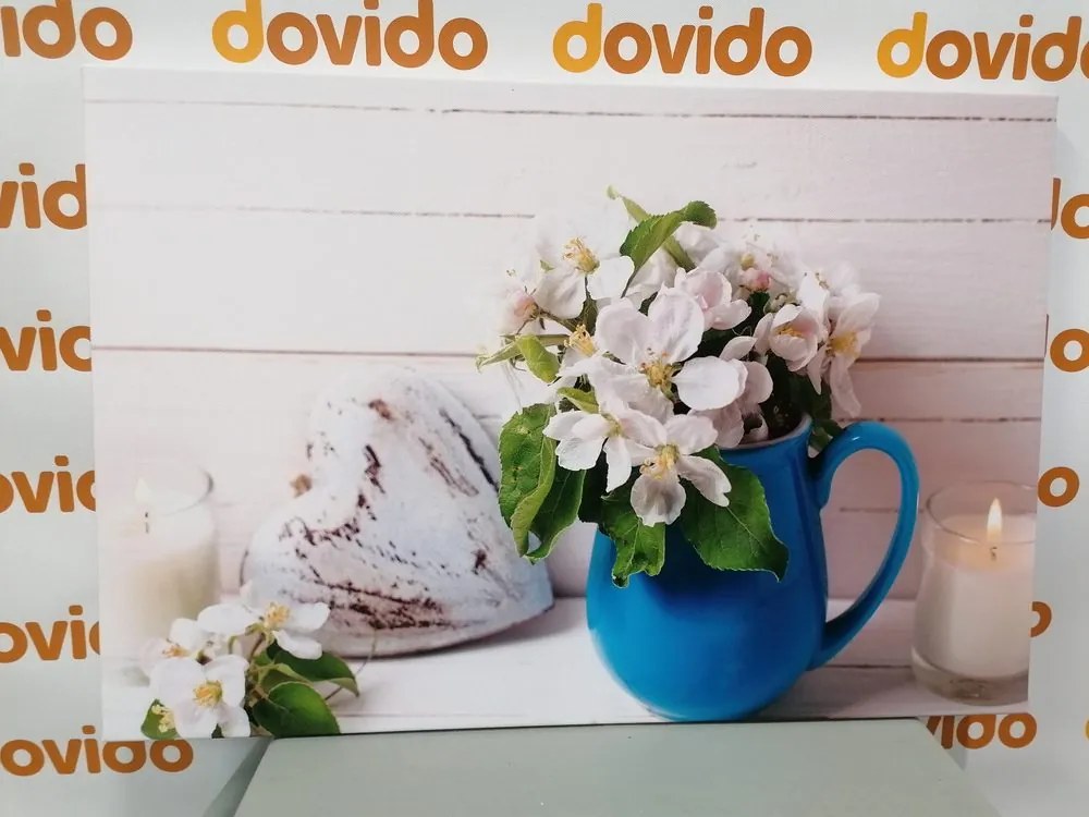 Quadro su tela – Fiori nel vaso