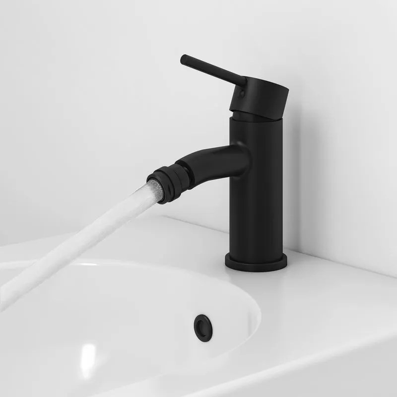 Rubinetto per bidet MIA SENSEA nero verniciato opaco