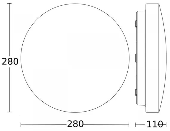 Steinel 079734 - Plafoniera LED con sensore RS 20 S LED/9,4W/230V IP44