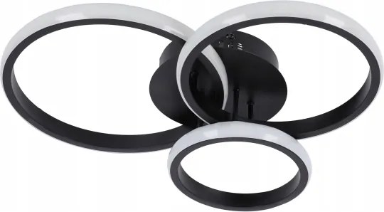 Plafoniera LED dimmerabile LED/70W/230V 3000-6500K nera + telecomando