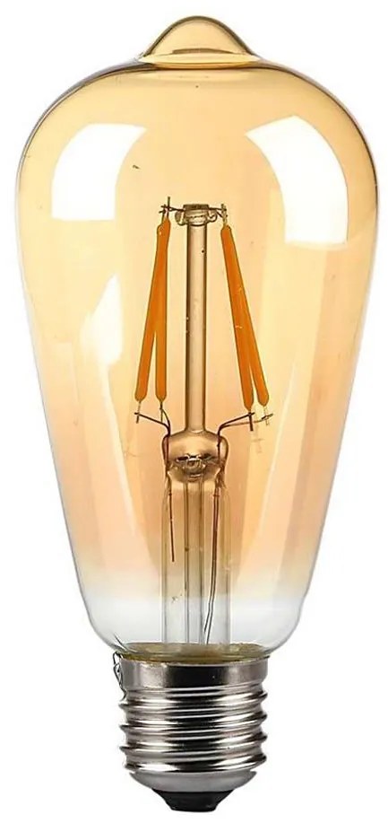 Lampadina LED FILAMENT ST64 E27/4W/230V 2200K