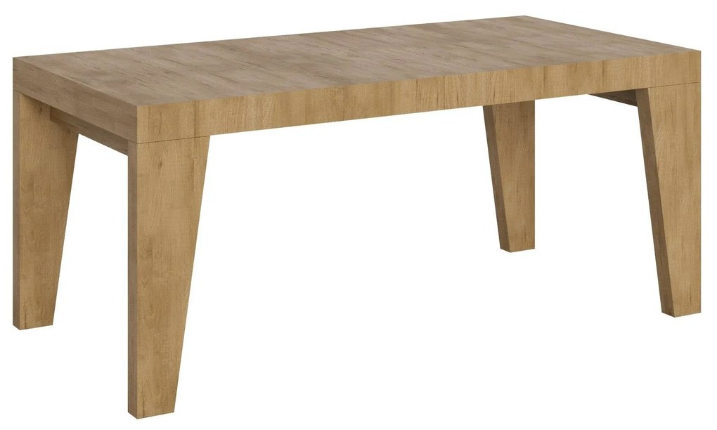 Tavolo allungabile Naxy made in italy itamoby in diverse dimensioni e finiture, Quercia Natura / 90x200/460 cm