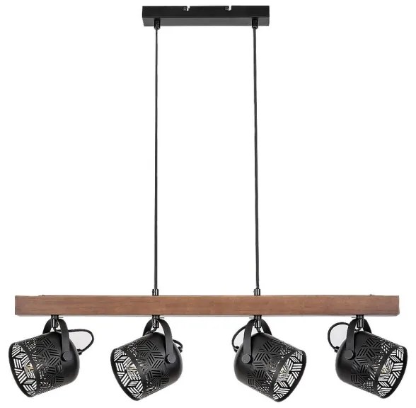 Rabalux 3300 - Lampadario a sospensione con filo ROTEM 4xE14/40W/230V