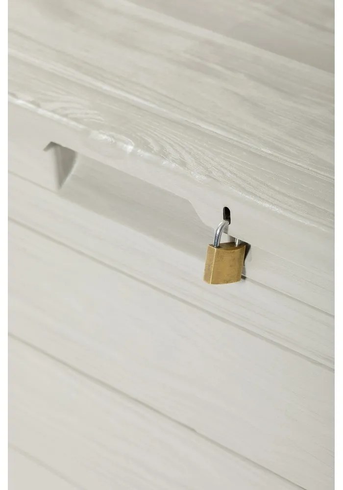 Contenitore da giardino grigio chiaro in plastica Woodys – Toomax